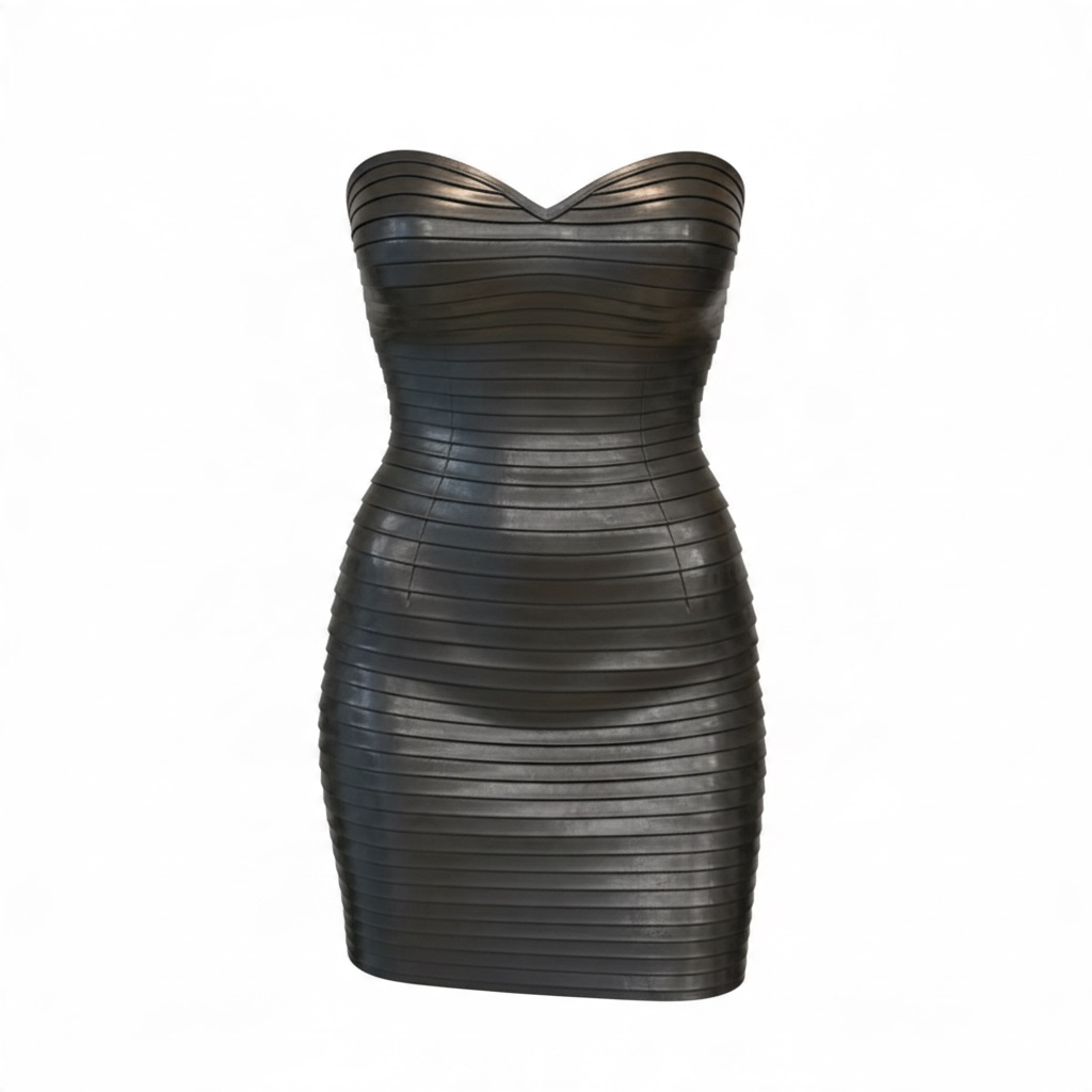 Jitrois leather mini dress