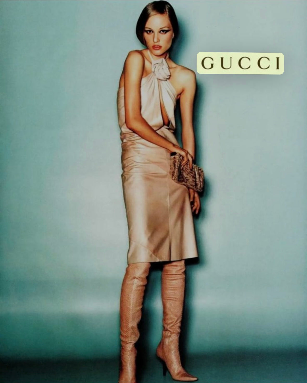Gucci FW 1999 campaign dress