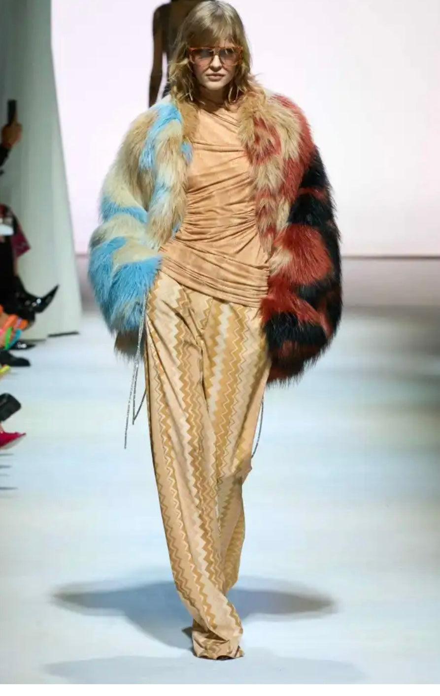 Missoni Faux Fur runway coat