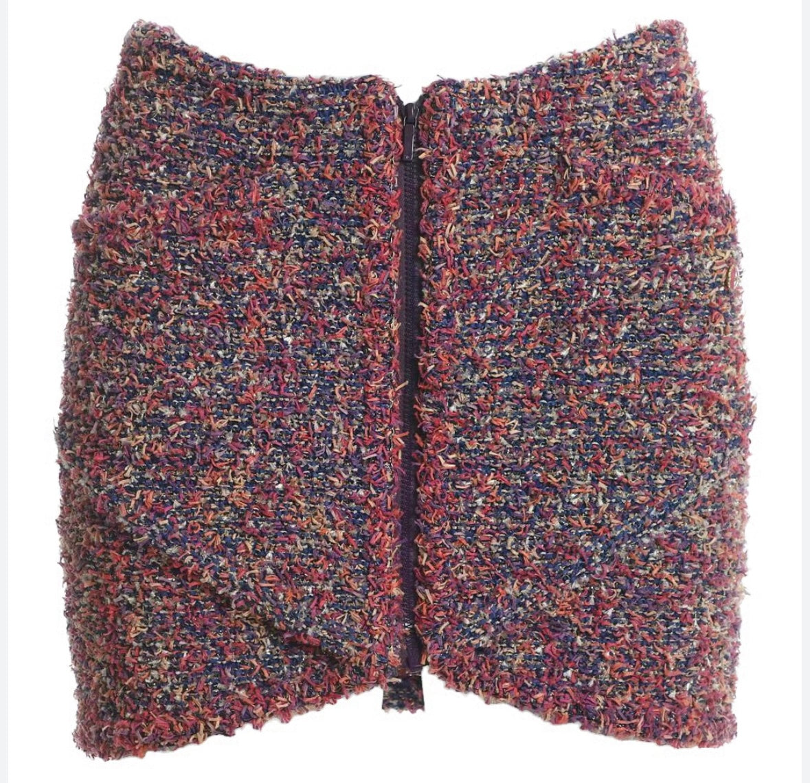 Chanel mini tweed skirt in multicolor