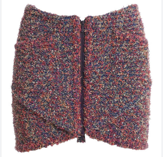 Chanel mini tweed skirt in multicolor