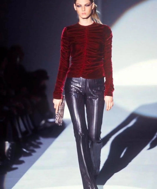 Gucci by Tom Ford leather Pants 1999