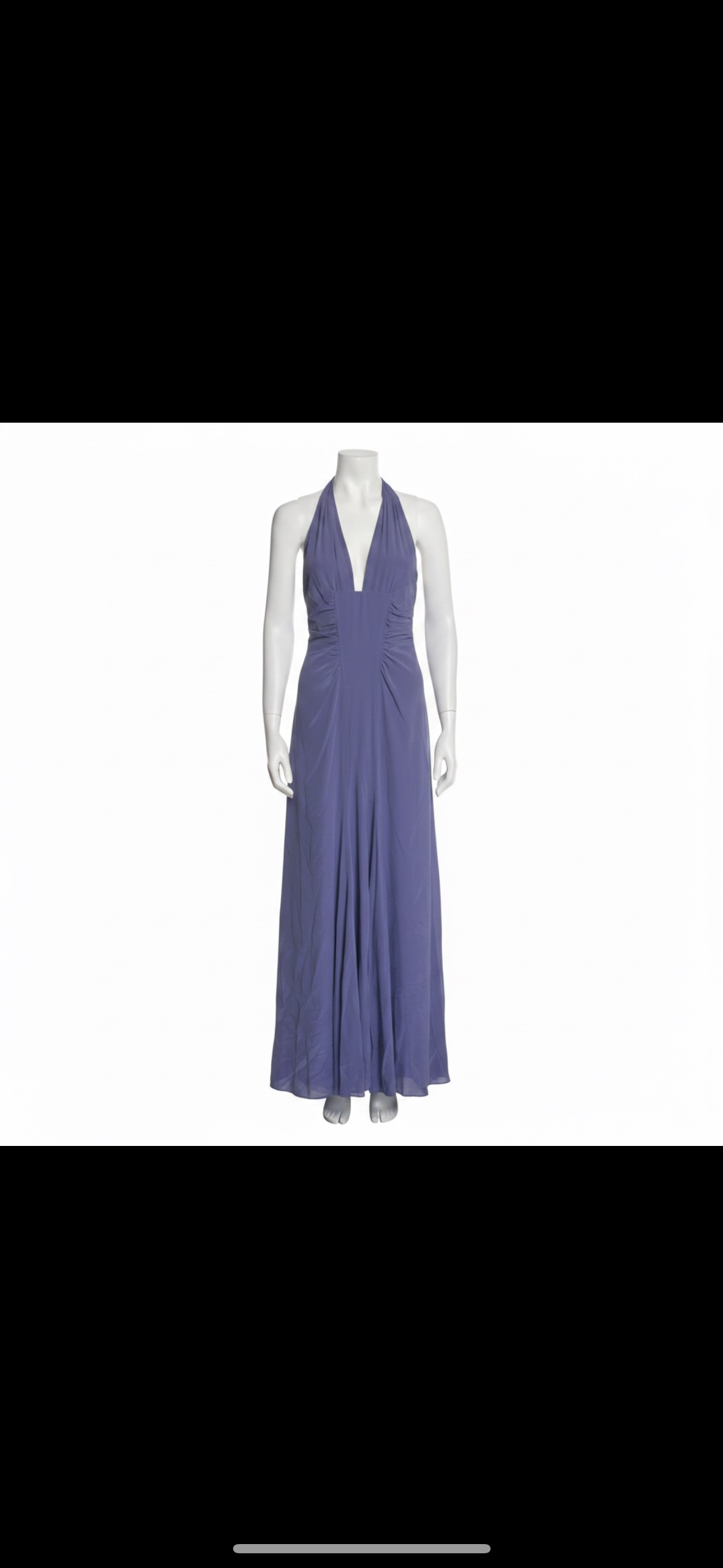 Versace lilac gown