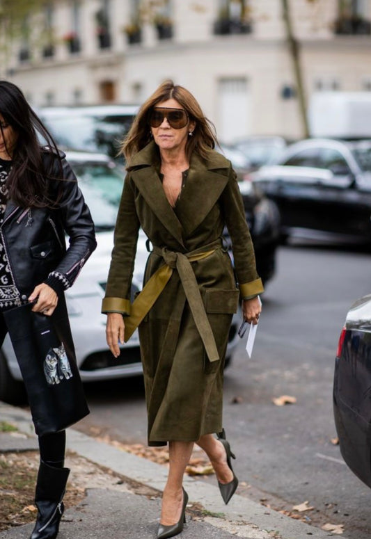 Celine by Pheobe Philo Dark Green Coat